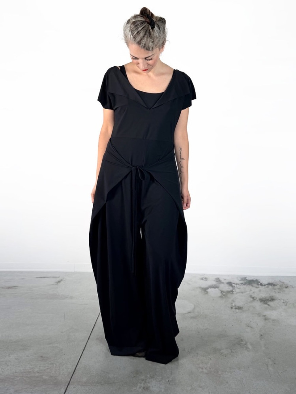 Convertible Dark Green Pants Jumpsuit by Clotilde
